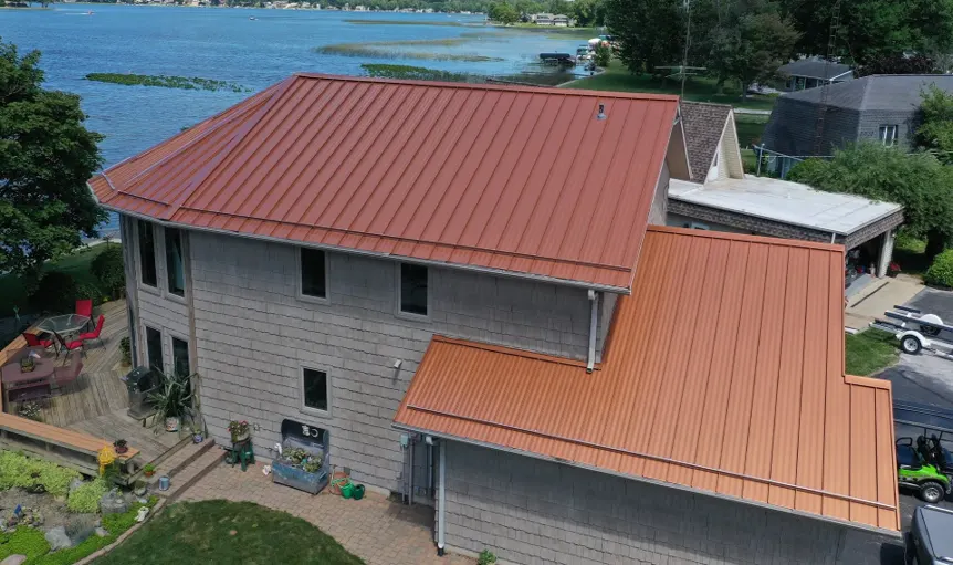 Commercial roof inspection documented in Kirklin